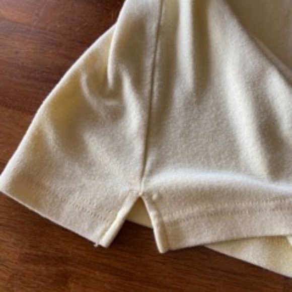 Basic Editions Yellow Tank with Collar and Small Button Up - Picture 6 of 6